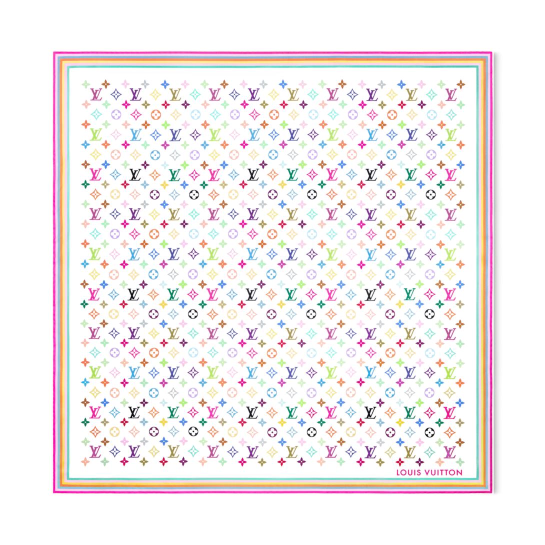 LV x TM Foulard Monogram Multicolor 90 S00 - Accessori | LOUIS VUITTON